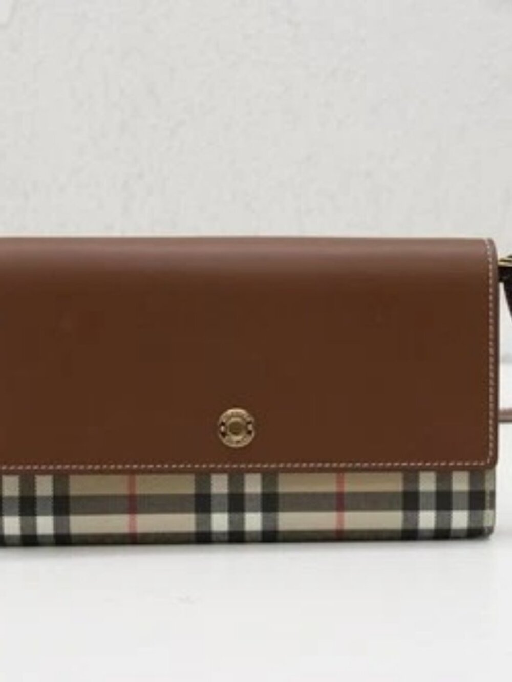 Burberry Hannah Check Wallet On Chain